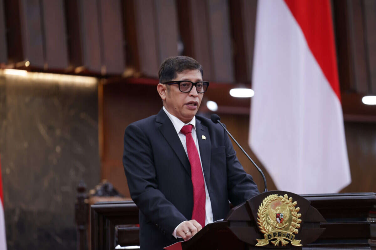 Ketua Baleg DPR RI, Bob Hasan, dalam agenda Rapat Paripurna DPR RI Ke-19 Masa Persidangan V Tahun Sidang 2025-2026 di Ruang Rapat Paripurna, Gedung Nusantara, Jakarta, Rabu (20/5/2026). Foto : Kresno/Alma