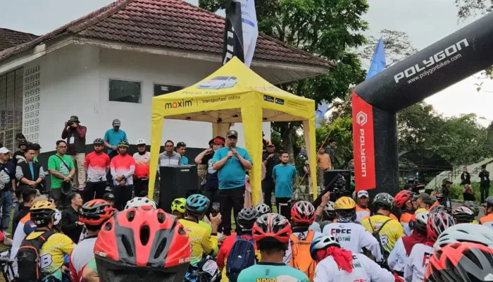 Maxim Dukung Gowes Fun Adventure 2026 Padang Panjang