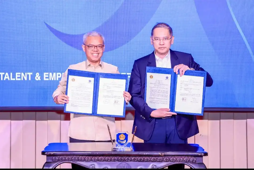 Kementerian Ketenagakerjaan (Kemnaker) dan Universitas Padjadjaran (Unpad) menjalin kerja sama dalam pengembangan SDM dan bidang ketenagakerjaan melalui Penandatanganan Kesepahaman Bersama pada kegiatan Employer Meeting Unpad Talent & Employer Partnership Summit 2026 di Jatinangor, Sumedang, Jawa Barat, Senin (18/5/2026).