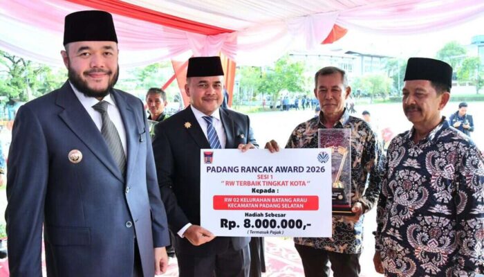 Rayakan Harkitnas 2026, Pemko Padang Berikan Penghargaan Padang Rancak Award