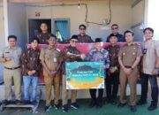 Penyerahan 1 Ekor Sapi Program Corporate Social Responsibility (CSR) Idul Adha 1447 Hijriah dari Telkomsel di Huntara Kecamatan Pauh, Kota Padang, Selasa (26/5/2026). Foto : Istimewa