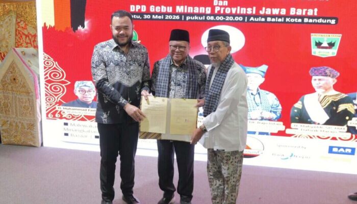 Wali Kota Padang Ajak Pengurus Baru Gebu Minang Jabar Perkuat Investasi Daerah