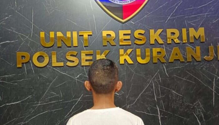 Polsek Kuranji Tangkap Pria Pencuri Televisi di Padang