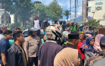 Polresta Bukittinggi Pastikan Situasi Kondusif Pasca Kebakaran di Kayu Kubu