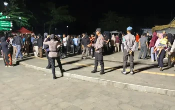 Polres Tanah Datar Patroli Wilayah Cegah Tawuran Remaja di Batusangkar