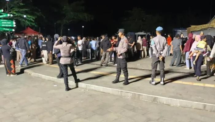 Polres Tanah Datar Patroli Wilayah Cegah Tawuran Remaja di Batusangkar