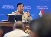 Presiden dalam sambutannya pada penutupan Sarasehan Kebangsaan Konvensi Sains, Teknologi, dan Industri Indonesia (KSTI) Tahun 2026 di Jakarta International Convention Center (JICC), Jakarta, pada pada Minggu (28/06/2026). Foto : Setneg RI