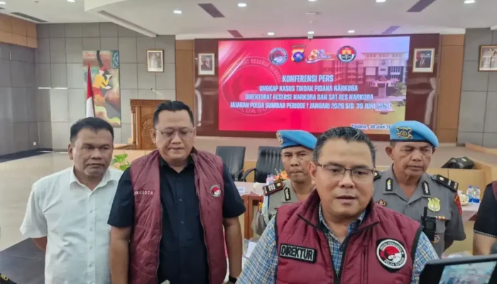 Hingga Juni 2026, Polda Sumbar Tangani 705 Kasus Tindak Pidana