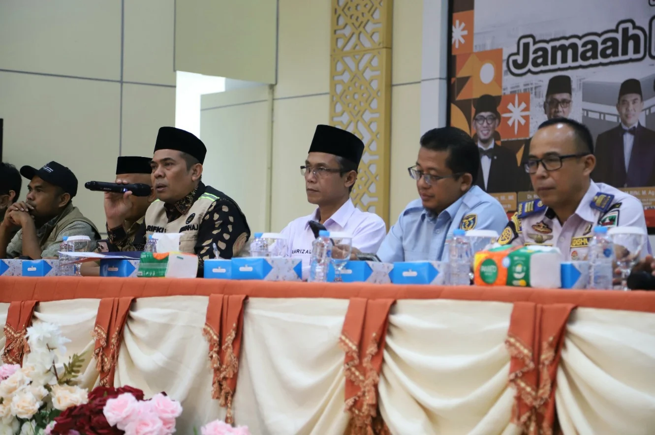 ppih-debarkasi-padang-siap-sambut-kepulangan-jemaah-haji,-kloter-1-tiba-rabu-sore