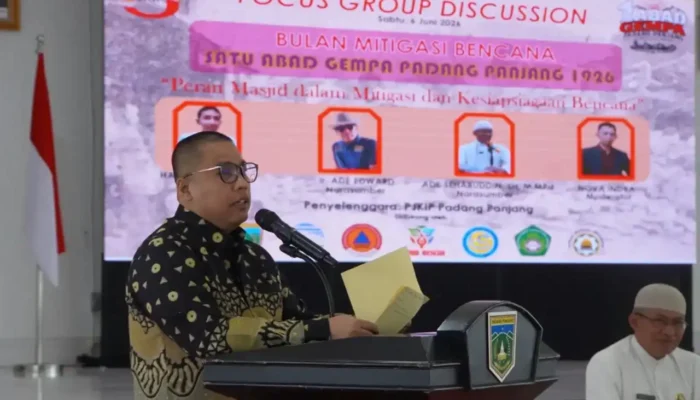 Pemko Padang Panjang Optimalkan Peran Masjid dalam Mitigasi Bencana