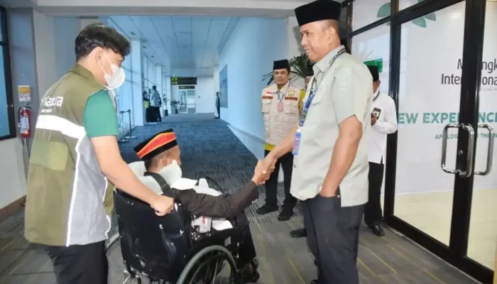 Pemko Pariaman Sambut Kepulangan 133 Jemaah Haji dari Tanah Suci