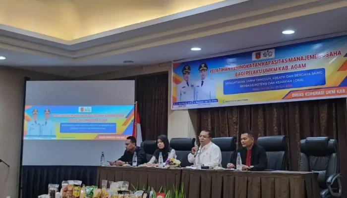 DKUKM Agam Latih 40 Pelaku UMKM Tingkatkan Kapasitas Usaha