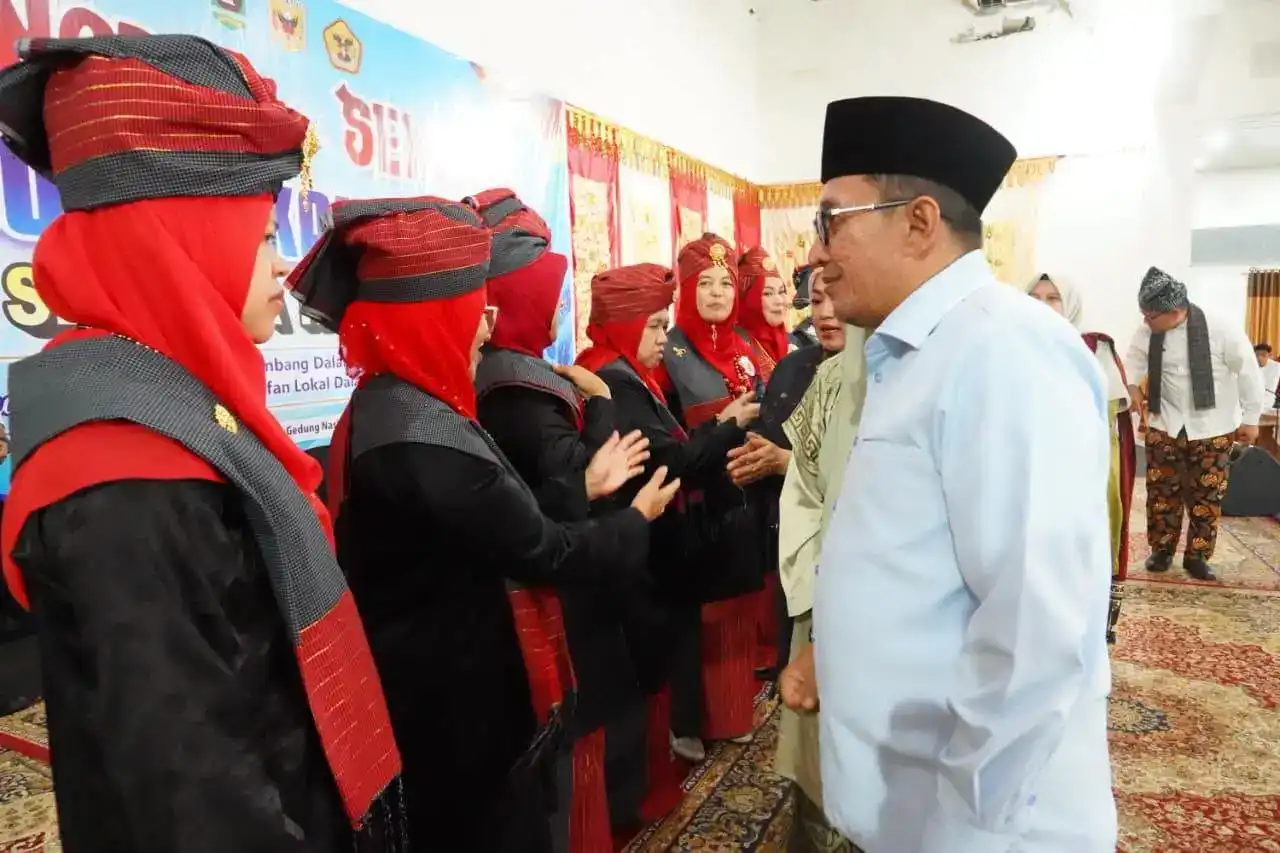 Kongres dan Seminar Bundo Kanduang Sedunia III yang dipusatkan di Gedung Nasional Maharajo Dirajo, Tanah Datar, Jumat (26/6/2026). Foto : Istimewa