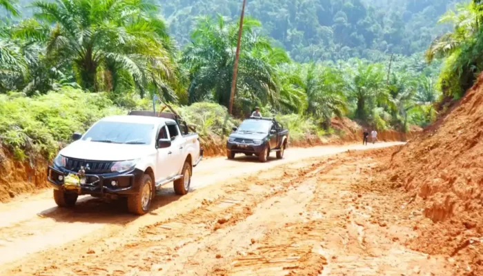 Pemkab Dharmasraya Gandeng PT TKA Tuntaskan Isolasi Jalan Bukit Hujan