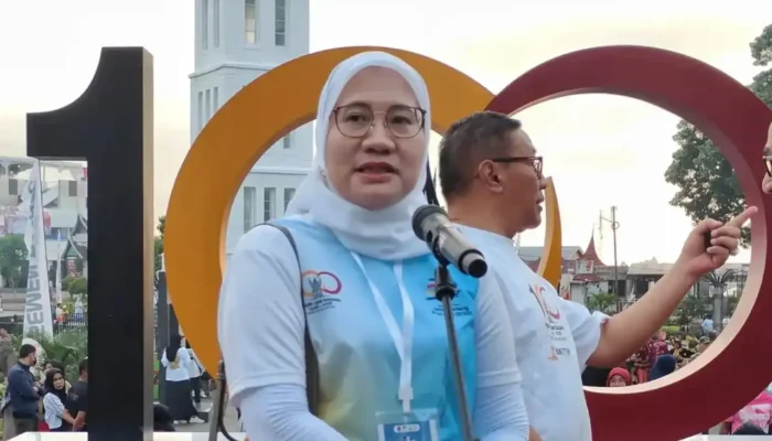 Cerita Imelda Sari Soal Ramainya Antusias Fun Run Jam Gadang 2026