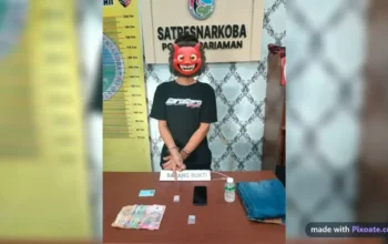 Polres Pariaman Tangkap Seorang Pria Pemilik Narkotika Sabu