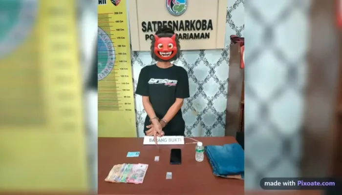 Polres Pariaman Tangkap Seorang Pria Pemilik Narkotika Sabu