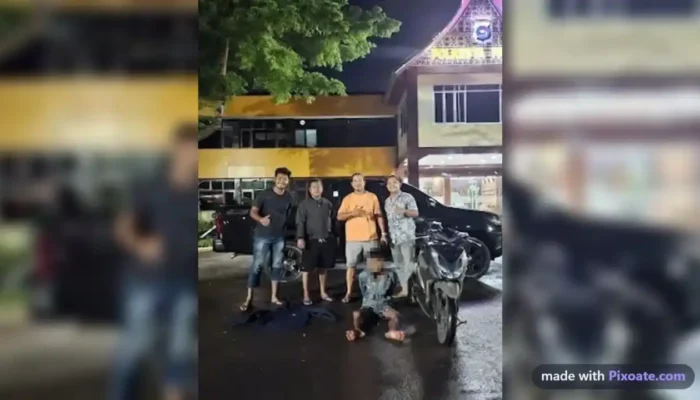 Tim Klewang Ringkus Pencuri Ponsel Jemaah yang Ketiduran di Masjid