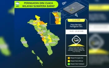 BMKG Peringatkan Gelombang Tinggi di Padang, Nelayan Dihimbau Tak Melaut
