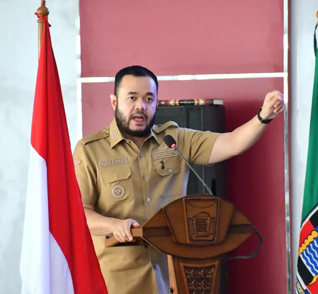 Rapat Persiapan Penilaian Kabupaten/Kota Sehat (KKS) Tahun 2027 di Aula Bagindo Aziz Chan, Balai Kota Padang Aie Pacah, Selasa (2/6/2026).