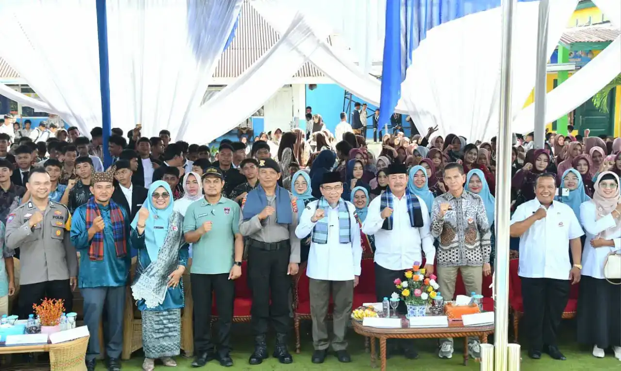 Pentas Seni Gelar Bakat Siswa (Galaksi) Spentwosix SMPN 26 Padang di SMPN 26 Padang, Rabu (3/6/2026) pagi. Foto : Istimewa