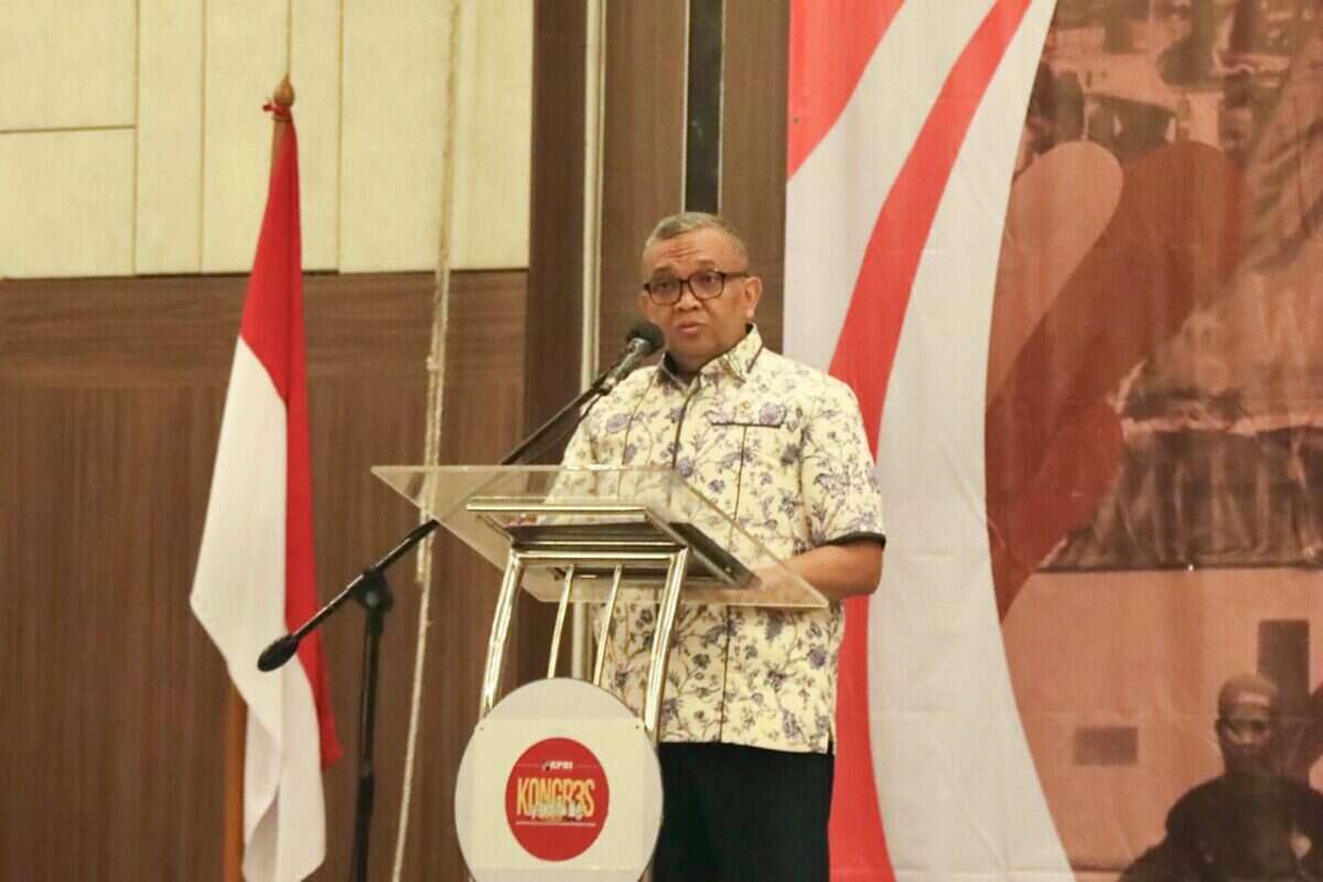 Wakil Menteri Ketenagakerjaan (Wamenaker) Afriansyah Noor dalam Seminar Ketenagakerjaan bertajuk “Peluang UU Perlindungan Buruh di Era Pemerintahan Baru” di Jakarta, Minggu (7/6/2026). Foto : Istimewa