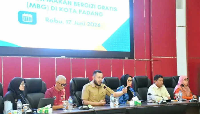 Pastikan Kualitas Gizi, Wali Kota Padang Minta SPPG Penuhi Standar Nasional