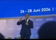 Kepala BP BUMN Dony Oskaria dalam Sarasehan Kebangsaan Sains, Teknologi, dan Industri Indonesia (KSTI) 2026 pada Jumat (27/6/2026). Foto : Istimewa