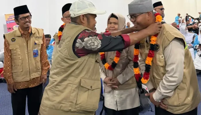 PPIH Debarkasi Padang Sambut Kepulangan Jemaah Haji Asal Bengkulu