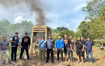 Polres Solok Kembali Tertibkan Aktivitas Tambang Emas Ilegal