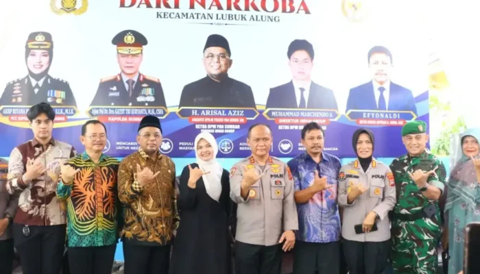 Kapolda Sumbar Resmikan Program Kampung Bebas dari Narkoba