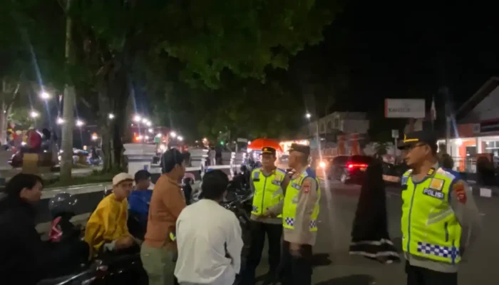 Cegah Tawuran, Polres Tanah Datar Gelar Patroli Rutin