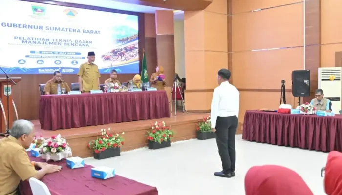 Gubernur Mahyeldi Perkuat Kapasitas ASN dalam Manajemen Bencana