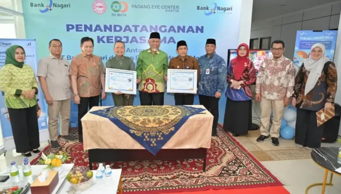 Bank Nagari dan Padang Eye Center Perkuat Kerja Sama Sektor Kesehatan