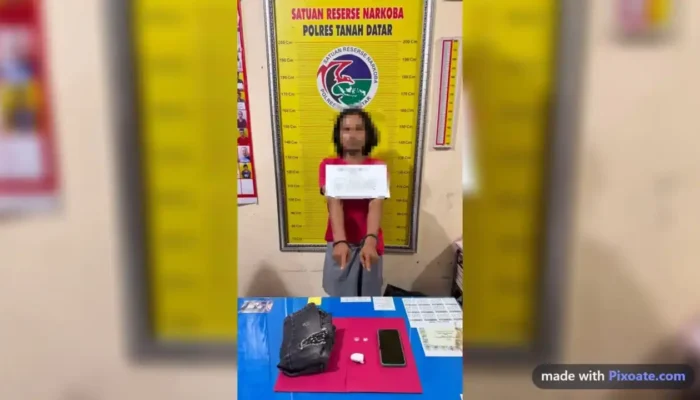 Cegah Peredaran Sabu, Tim Tarantula Polres Tanah Datar Tangkap Pelaku
