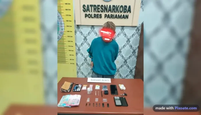 Satresnarkoba Polres Pariaman Tangkap Pengedar Sabu Saat Hendak Bertransaksi