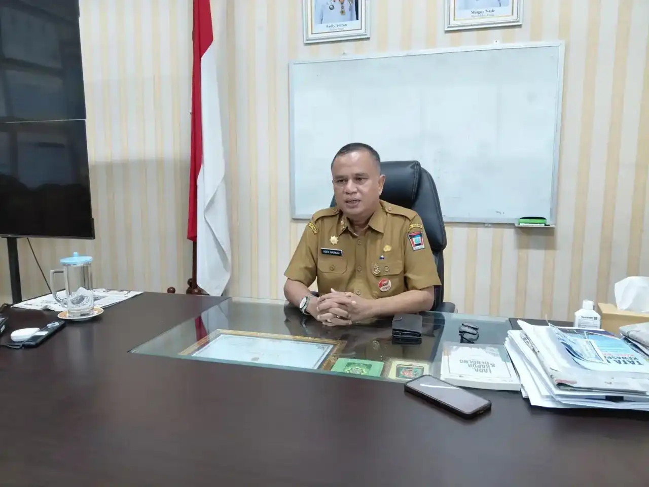 Kepala Badan Kesatuan Bangsa dan Politik (Kesbangpol) Kota Padang, Syahendri Barkah. Foto : Istimewa