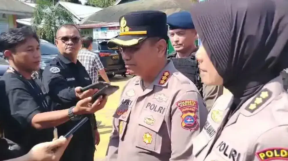Kapolresta Padang Kombes Pol Apri Wibowo di lokasi kejadian, Selasa (14/7/2026). Foto : Istimewa