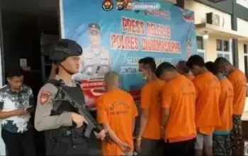 Polres Dharmasraya Ungkap Belasan Kasus Kriminal dan Narkotika Selama Juli