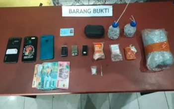 Berantas Peredaran Narkoba, Satresnarkoba Polres Pariaman Tangkap Empat Pengguna Sabu