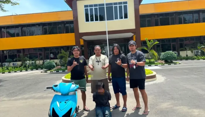 Tim Klewang Polresta Padang Ringkus Pelaku Curanmor dalam Tujuh Jam