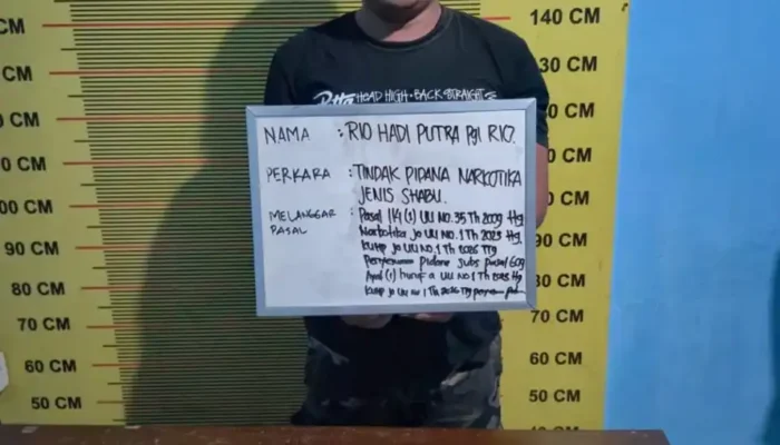 Miliki 13 Paket Sabu, Seorang Pria di Pasaman Ditahan Polisi