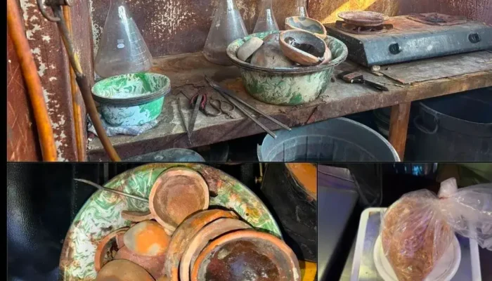 Polda Sumbar Tangkap Empat Pelaku Pengolahan Emas Ilegal di Solok