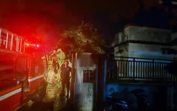 Damkar Agam Padamkan Percikan Api di Rumah Dinas Kepala BPS