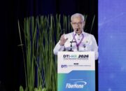 Sekretaris Jenderal Kemnaker, Cris Kuntadi, saat menjadi pembicara dalam Digital Transformat ion Indonesia Human Resources Conference & Expo (DTI-HR) di Jakarta, Kamis (6/8/2026).