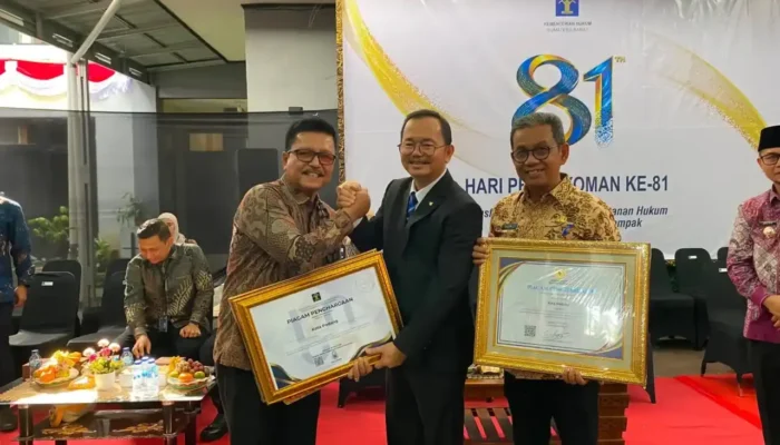 Pemko Padang Raih Peringkat 5 Nasional Pengelolaan JDIHN dan Indeks Reformasi Hukum