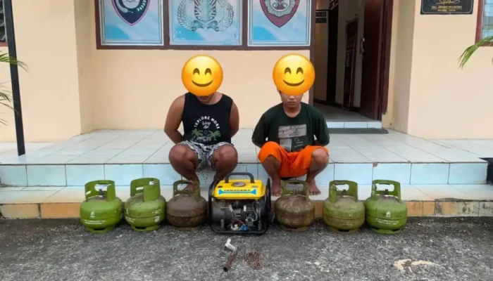 Polsek Sitiung Tangkap Dua Pelaku Pencurian di Kabupaten Dharmasraya
