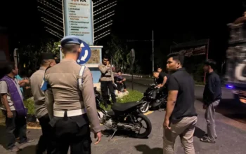 Polres Pariaman Bubarkan Aksi Balap Liar dan Sita Motor Knalpot Brong