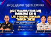 Peserta Musda V IJTI Sumatera Barat sedang membahas peran jurnalis televisi dalam komunikasi dan mitigasi bencana daerah.