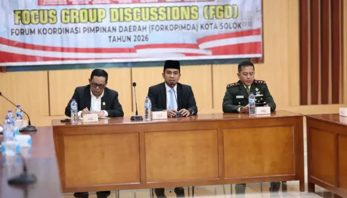 Wali Kota Solok Perkuat Sinergi Forkopimda Melalui Forum Diskusi Terarah